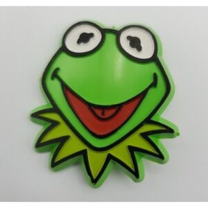 Vtg Kermit The Frog 1979 Henson Inc Plastic Brooch Pin Muppet Show
